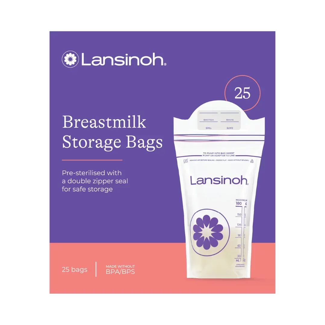 LANSINOH SACHETS DE CONSERVATION DE LAIT MATERNEL BOITE DE 25