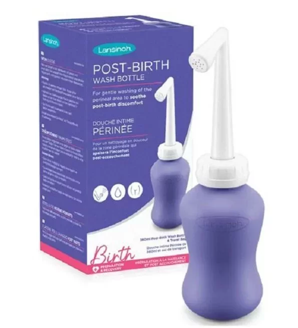 LANSINOH POST-BIRTH WASH BOTTLE DOUCHE INTIME PERINEE 360ML