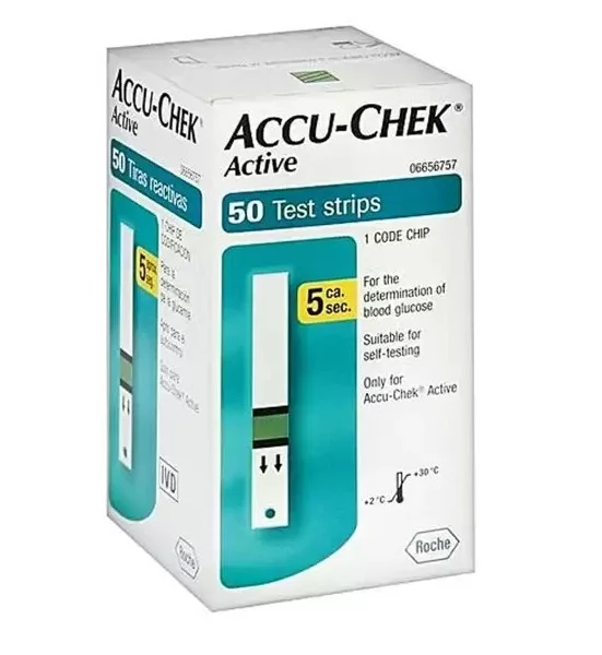 ACCU-CHEK ACTIVE BANDELETTES BOITE DE 50