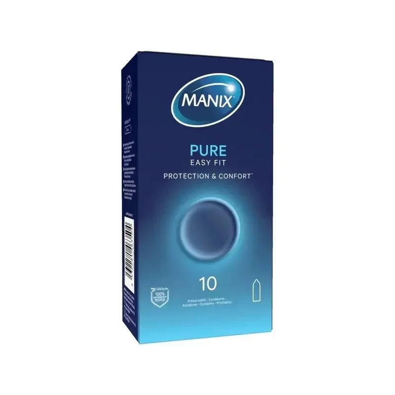MANIX PURE EASY FIT BOITE DE 10