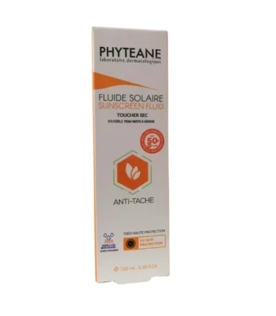 PHYTEANE FLUIDE SOLAIRE TOUCHER SEC ANTI-TACHES 100ML