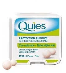 QUIES PROTECTION AUDITIVE CIRE NATURELLE BOITE DE 6