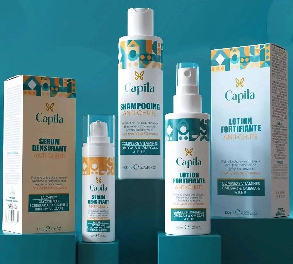 CAPILA PACK SHAMPOOING ANTI-CHUTE 200ML + SERUM DENSIFIANT ANTI-CHUTE 125ML + LOTION FORTIFIANTE ANTI-CHUTE 30ML