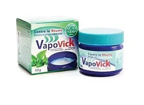 VAPOVICK POMMADE REVULSIVE DECONGESTIONNANTE 50G