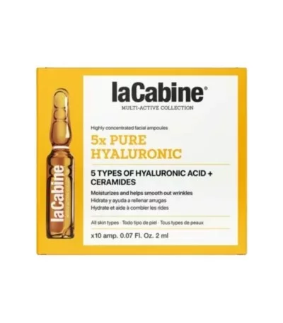LACABINE 5* PURE HYALURONIQUE BOITE DE 10*2ML AMPOULES