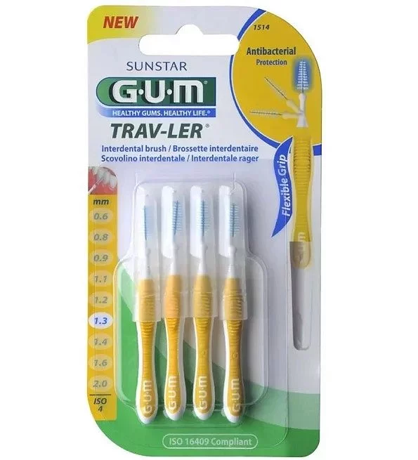 GUM MANCHE AVEC BROSSETTE EXTRA-FINE 1.3MM BOITE DE 4 REFERENCE 1514