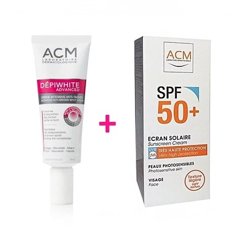 ACM DEPIWHITE ADVANCED CREME DEPIGMENTANTE 40ML + ECRAN OFFRE SPECIALE 50ML