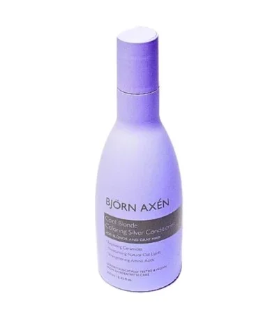 BJORN AXEN COOL BLOND COLORING SILVER CONDITIONER BLOND GRAY HAIR 250ML