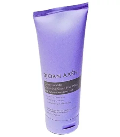 BJORN AXEN COOL BLOND COLORING SILVER MASK BLOND GRAY HAIR 200ML