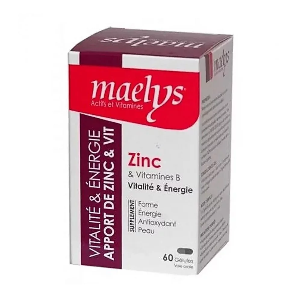MAELYS ZINC BOITE DE 60 GELULES