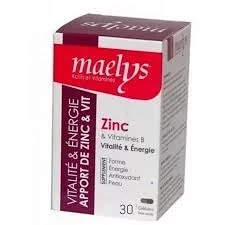 MAELYS ZINC BOITE DE 30 GELULES