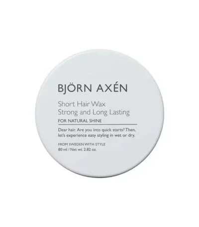 BJORN AXEN SHORT HAIR WAX 80ML