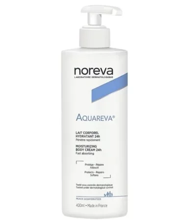 NOREVA AQUAVERA 24H MOISTURISING BODY CREAM 400ML