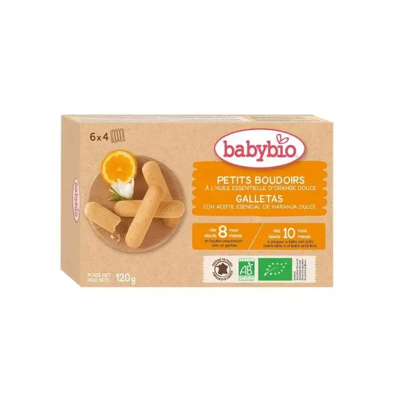 BABYBIO PETITS BOUDOIRS 120G
