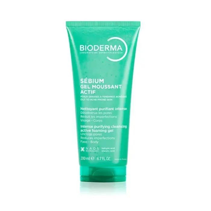 BIODERMA SEBIUM GEL MOUSSANT ACTIF 200ML