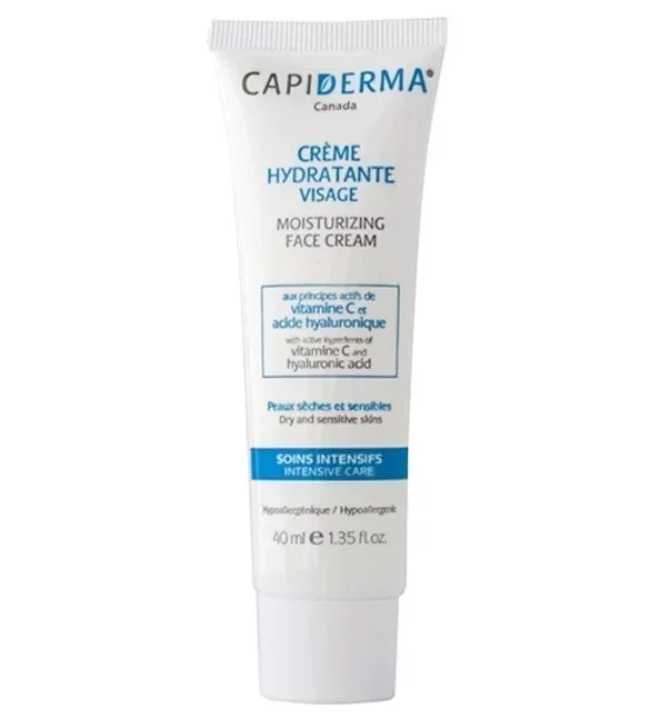 CAPIDERMA CREME HYDRATANTE VISAGE PEAUX SECHES ET SENSIBLES 40ML