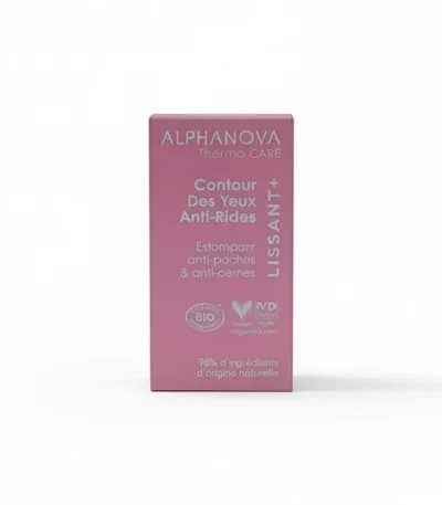 ALPHANOVA CONTOUR DES YEUX ANTI-RIDES ANTI-POCHES ANTI-CERNES LISSANT+ REPULPE ET LISSE SANS PARFUM 15ML