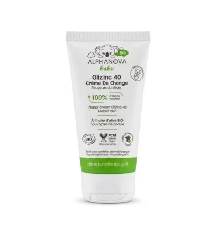ALPHANOVA BEBE OLIZINC 40 CREME DE CHANGE BEBE 50G