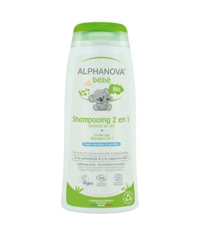 ALPHANOVA BEBE SHAMPOOING 2 EN 1 200ML