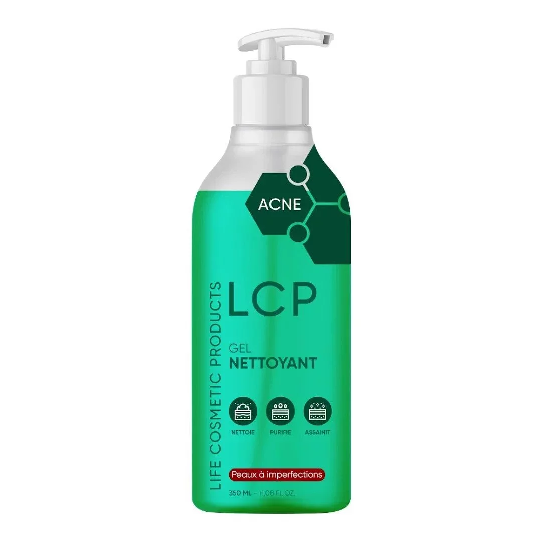 LCP LIFE COSMETIC PRODUCTS ACNE GEL NETTOYANT 350ML