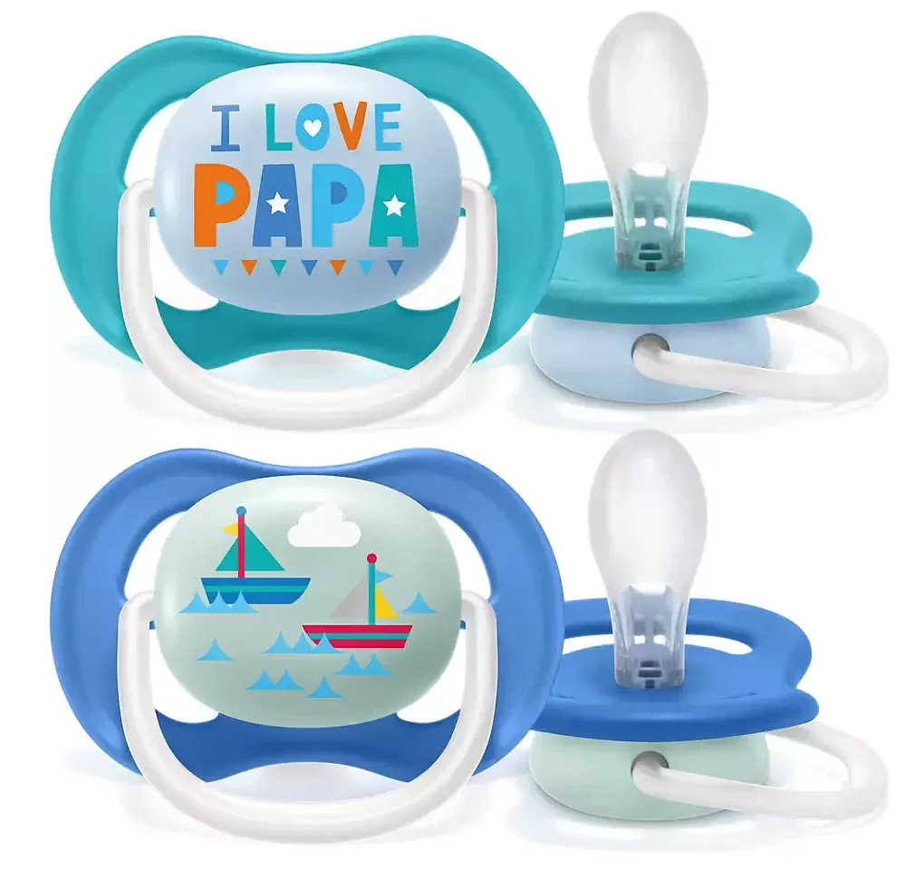 AVENT SUCETTE ULTRA AIR HAPPY 6-18MOIS REFERENCE SCF080/03