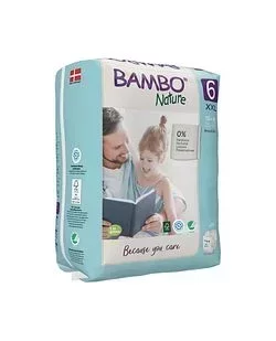 BAMBO NATURE COUCHES BEBE TAILLE 6 +16KG BOITE DE 40