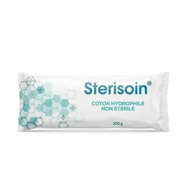 STERISOIN COTON HYDROPHILE 100G