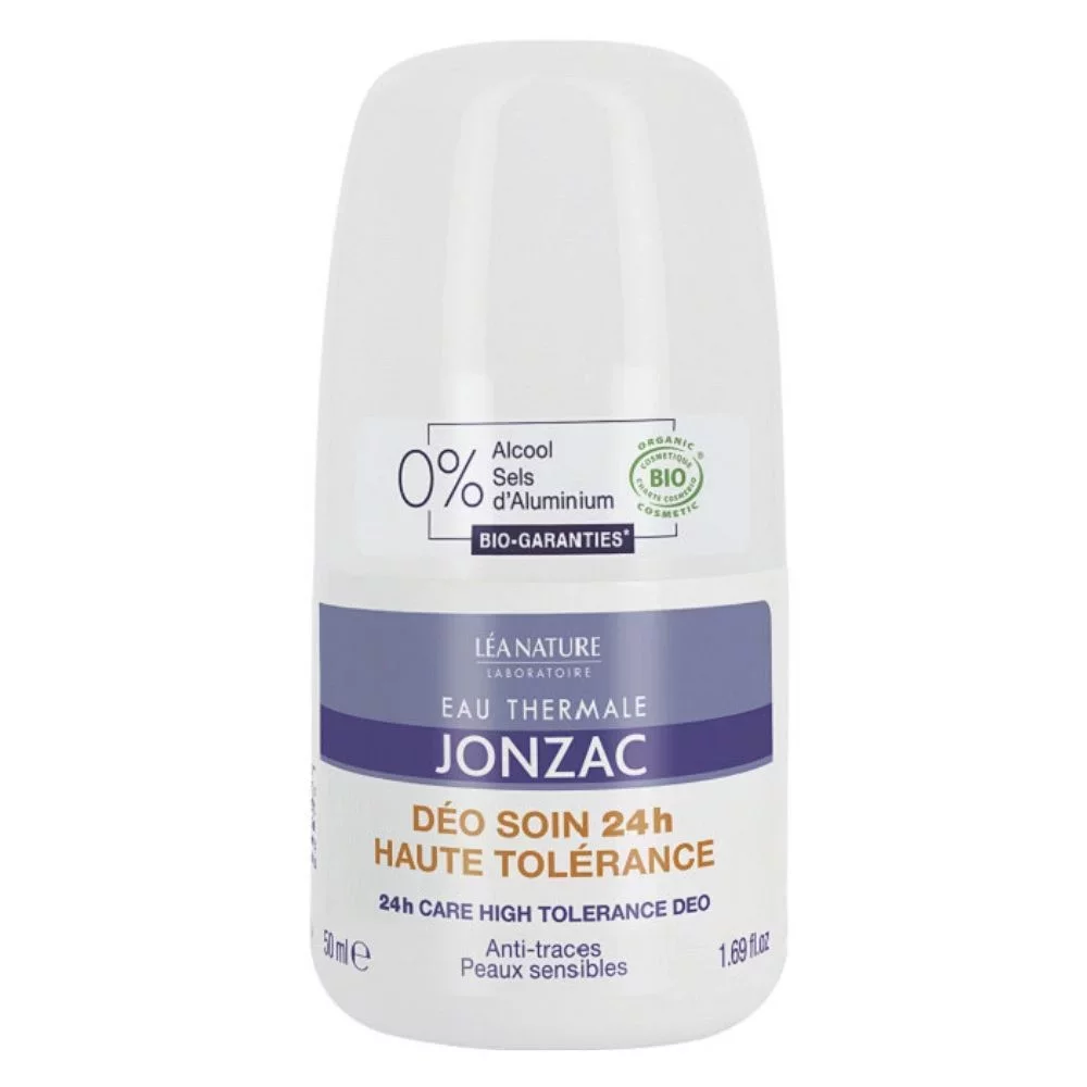 JONZAC EAU THERMALE DEODORANT SOIN 24H HAUTE TOLERANCE 50ML