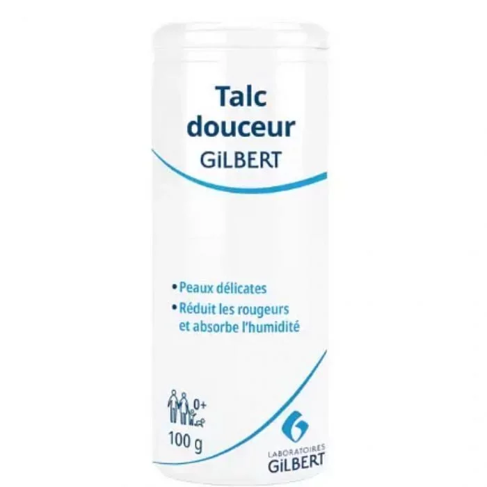GILBERT TALC DOUCEUR FLACON POUDRE 100G 
