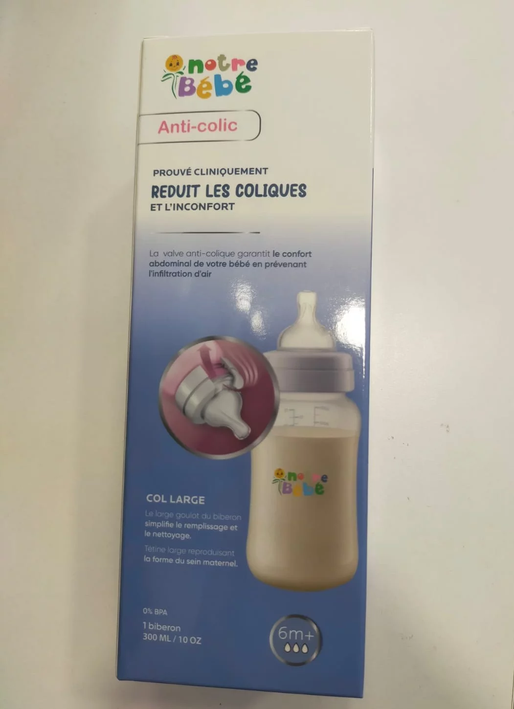 NOTRE BEBE BIBERON OPAQUE XL 300ML