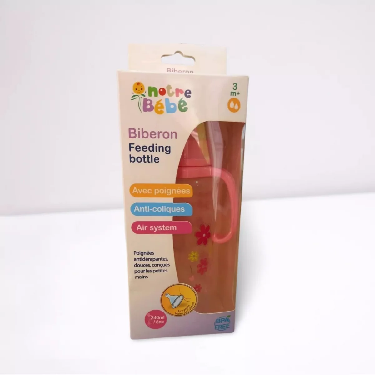 NOTRE BEBE BIBERON SIMPLE 240ML GM