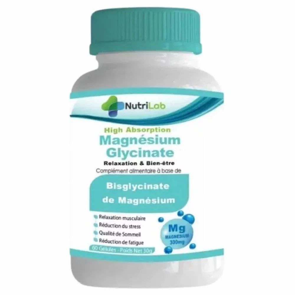 NUTRILAB MAGNESIUM GLYCINATE BOITE DE 60 GELULES