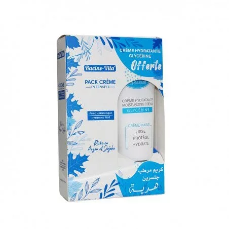 RACINE-VITA PACK CREME INTENSIVE 100ML + CREME A MAINS A LA GLYCERINE 100ML OFFERT