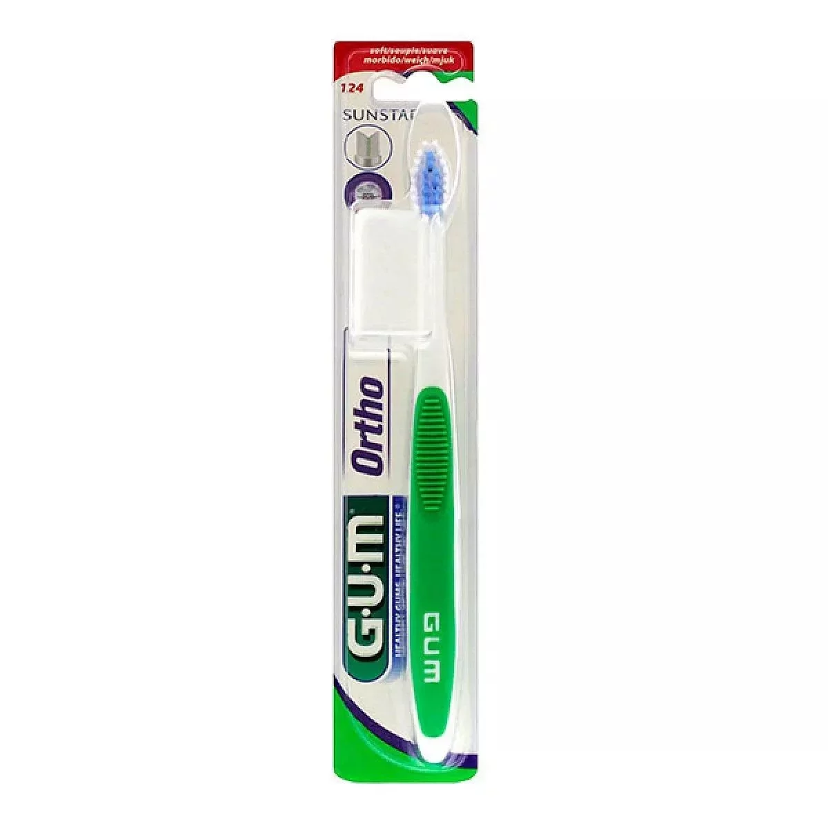 GUM BROSSE A DENTS ORTHODONTIQUE REFERENCE 124
