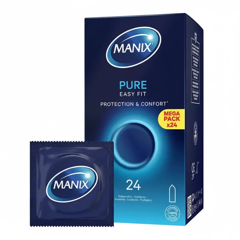 MANIX PURE EASY FIT BOITE DE 24