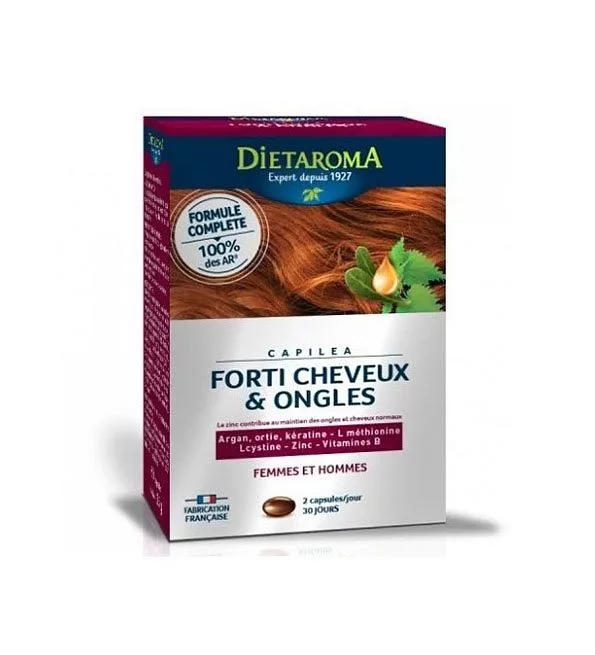 DIETAROMA CAPILEA FORTI CHEVEUX ET ONGLES BIO BOITE DE 60 CAPSULES
