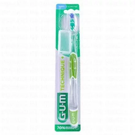 GUM BROSSE A DENTS TECHNIQUE SOUPLE COMPACTE REFERENCE 491