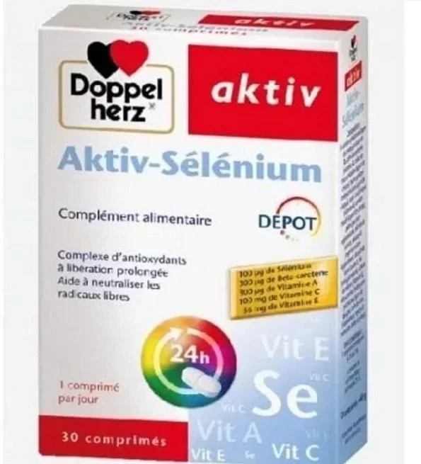 DOPPEL HERZ AKTIV AKTIV-SELENIUM BOITE DE 30 COMPRIMES