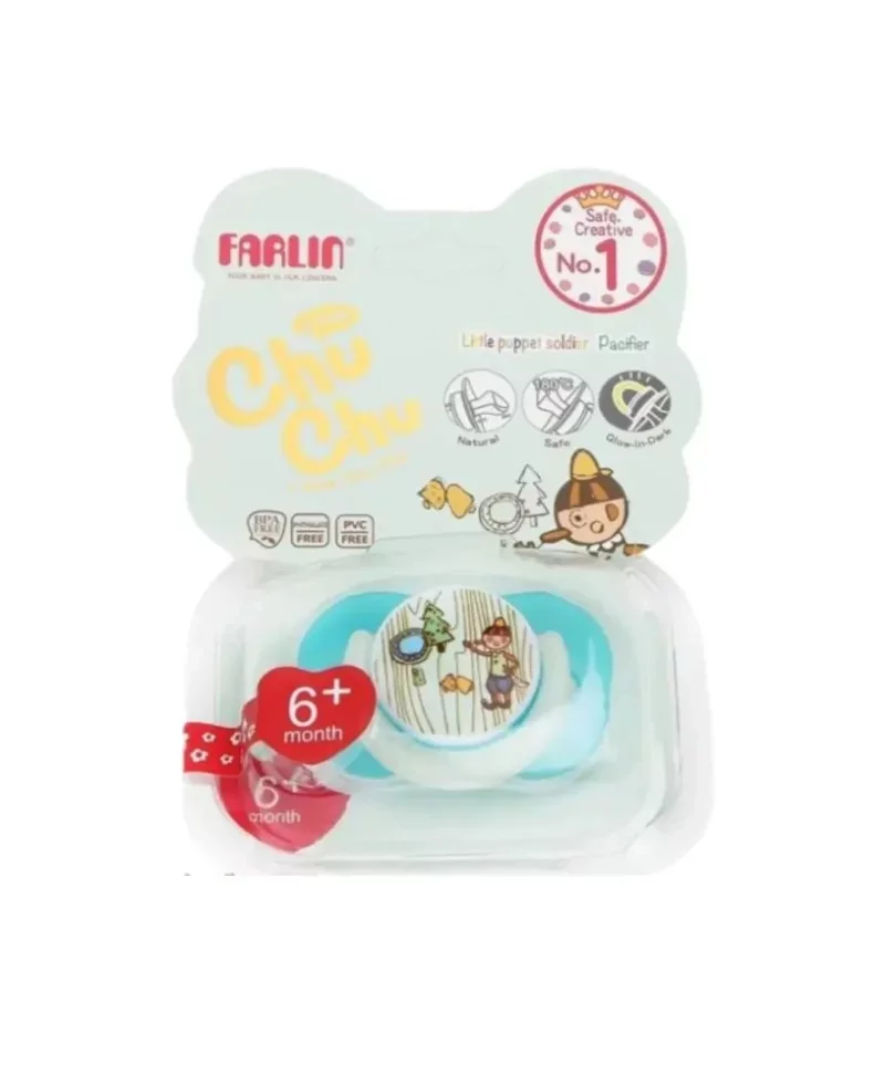 FARLIN SUCETTE + CHAINETTE CHU CHU 6MOIS+
