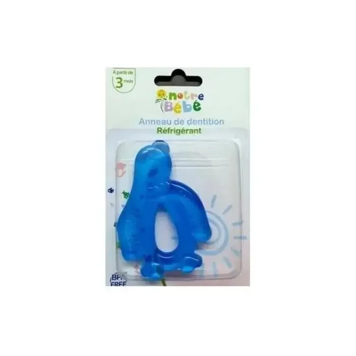 NOTRE BEBE ANNEAU DE DENTITION DAUPHIN BLEU REFERENCE BD253B