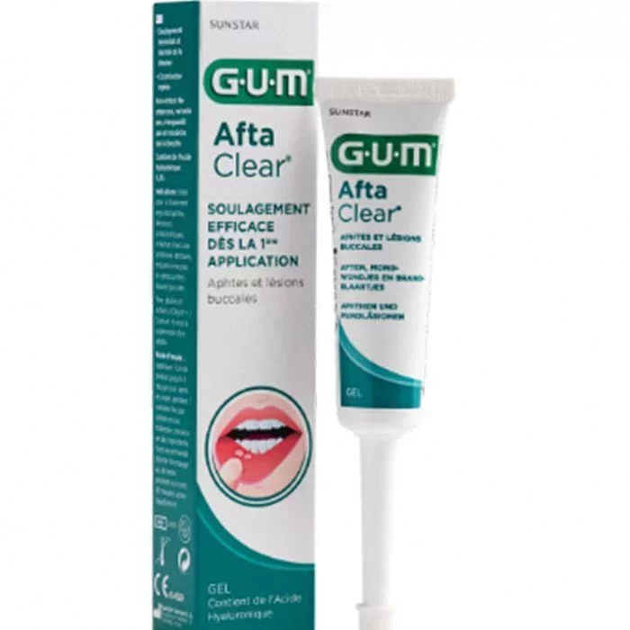 GUM AFTA CLEAR GEL APHTES ET LESIONS BUCCALES 10ML REFERENCE 2400