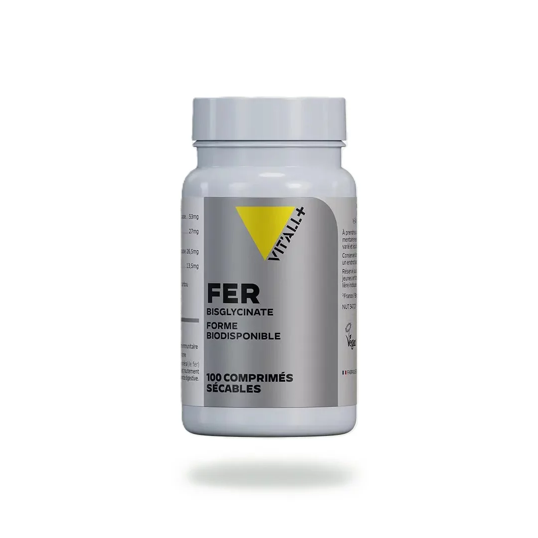 VITALL+ FER 27MG COMPLEMENT ALIMENTAIRE BOITE DE 100 COMPRIMES