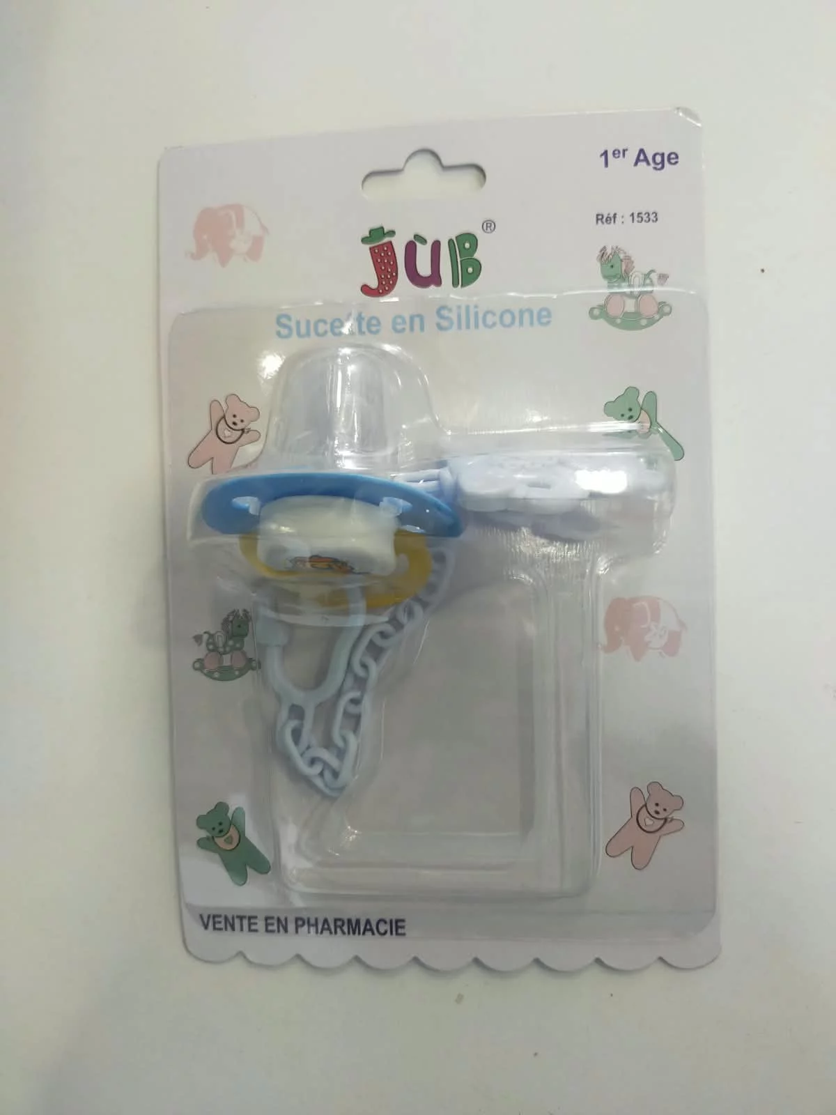 JUB SUCETTE AVEC CHAINETTE 1ER AGE REFERENCE 1533