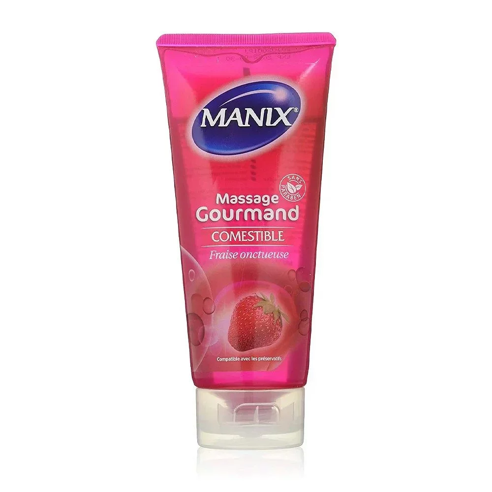 MANIX GEL DE MASSAGE GOURMAND FRAISE 200ML