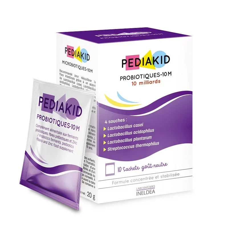 PEDIAKID PROBIOTIQUES 10M BOITE DE 10 SACHETS