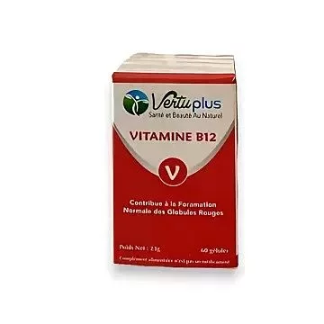 VERTUPLUS VITAMINE B12 BOITE DE 60 GELULES