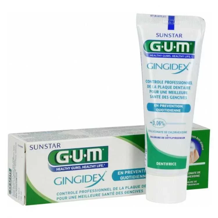 GUM DENTIFRICE GINGIDEX PREVENTION QUOTIDIENNE 75ML REFERENCE 1755