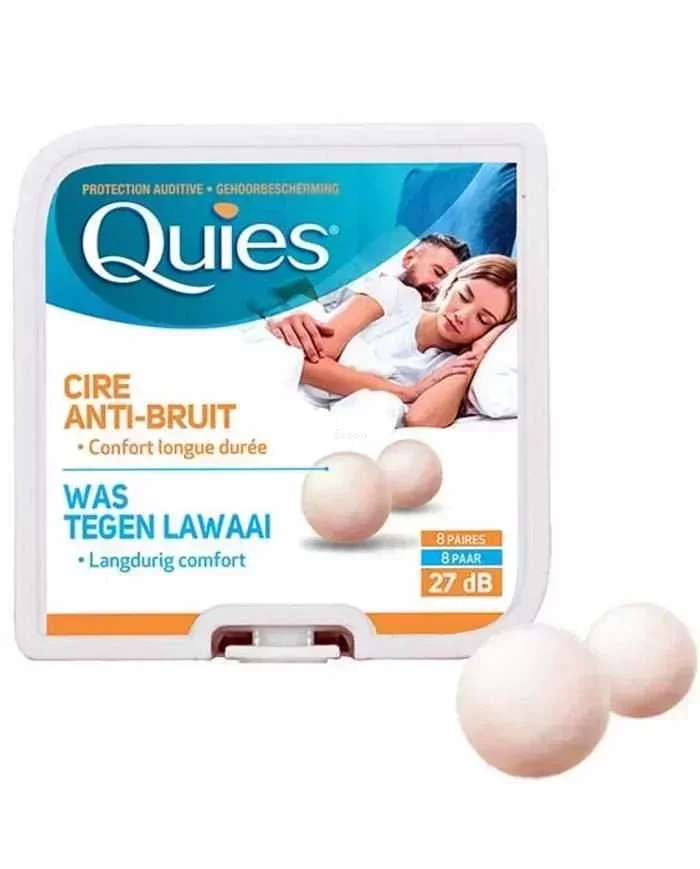QUIES PROTECTION AUDITIVE CIRE NATURELLE BOITE DE 16