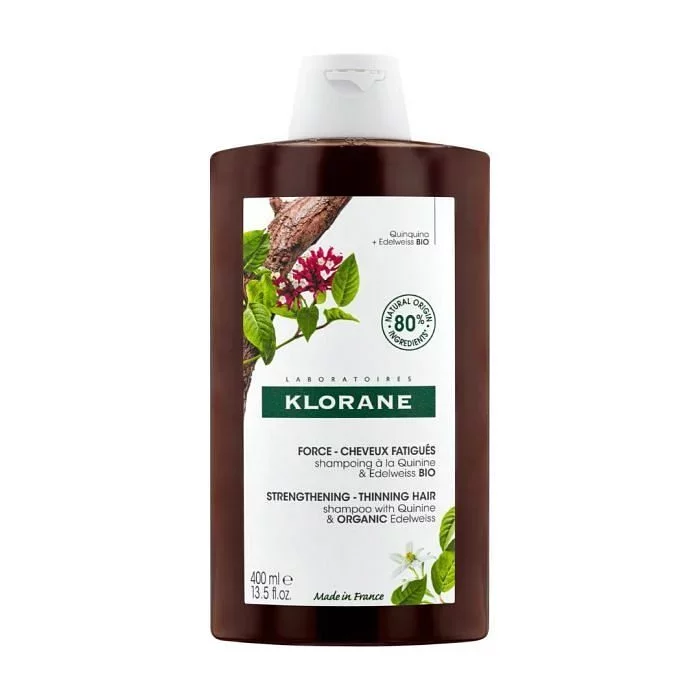 KLORANE QUININE SHAMPOOING A LA QUININE ET AUX VITAMINES B ANTI-CHUTE 400ML