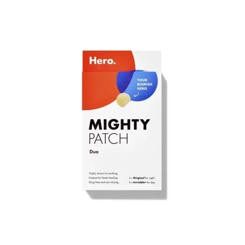 HERO MIGHTY PATCH ORIGINAL DUO ANTI-BOUTONS BOITE DE 12 PATCHS
